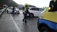 El accidente se registr� en el kil�metro 4,5 del corredor entre Xove y Viveiro