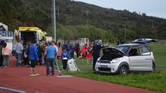 P�nico en el campo de f�tbol de Cee