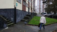 Tramos de escaleras en la calle Padre Feijoo, en una foto de archivo.