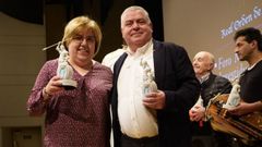 Mari Carme, de Casa Avelina, con el juez José Antonio Vázquez Taín.