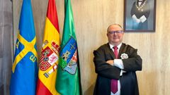 Manuel �ngel L�pez Garc�a, presidente de los jueces de paz de Asturias