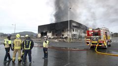 As� ha quedado la nave incendiada en Nar�n