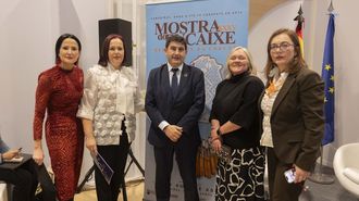 La delegaci�n camari�ana, junto al delegado del Gobierno en Galicia