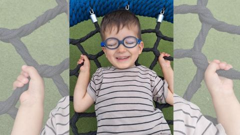 Mael tiene cuatro aos y es un nio completamente dependiente