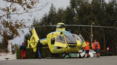 Helic�ptero medicalizado de Emerxencias