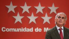 El consejero de Sanidad de la Comunidad de Madrid, Enrique Ruiz Escudero