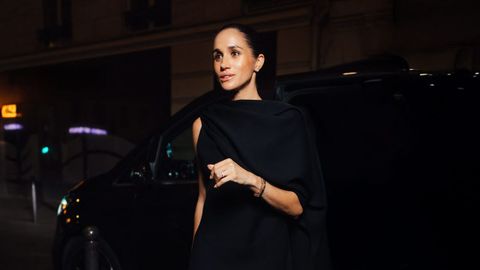 Meghan Markle, en un desfile en Pars a principios del mes de octubre
