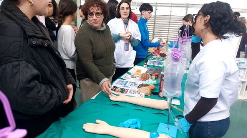 Muestra de materiales empleados en la formaci�n en cuidados axuliares de enfermer�a 