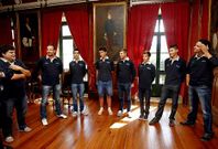 Los campeones de Divisi�n de Honor regional del Club Xadrez Fontecarmoa. 