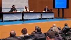 Presentaci�n en Lugo del �rea de Transporte de Galicia, con la conselleira de Mobilidade