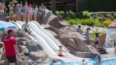 La gran celebraci�n final, si el tiempo lo permite, ser� en el Aquapark