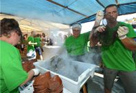 La m�sica sirvi� de complemento ideal a la gastronom�a. 
