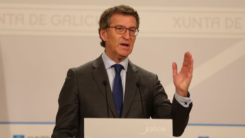 Feijoo, tras el Consello de la Xunta del 3 de diciembre