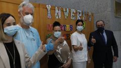 Carmen, primera vacunada de Lugo: �Gracias a los cient�ficos, esto es una suerte�