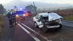 Estado en el que qued� el veh�culo que conduc�a el fallecido