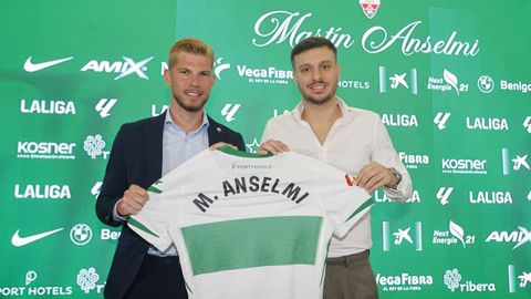 Mart�n Anselmi, en la presentaci�n como nuevo entrenador del Elche