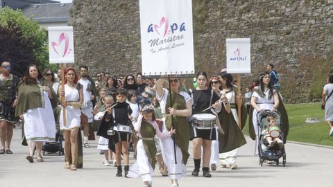El desfile escolar del Arde Lucus