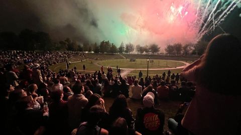 Noche de los Fuegos en Oviedo