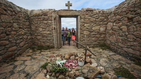 Cemiterio dos Ingleses, en Camariñas, donde están enterrados los restos de los náufragos del Serpent