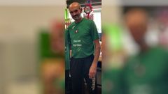 Carlos Seijas, en una foto tomada durante un partido del R�o Ulla el domingo pasado.