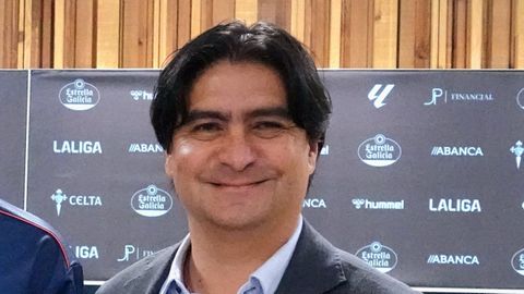 El director de f�tbol del Celta, Marco Garc�s.