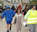 Ayer hubo gimnkana para menores de edad en Ribadeo. 