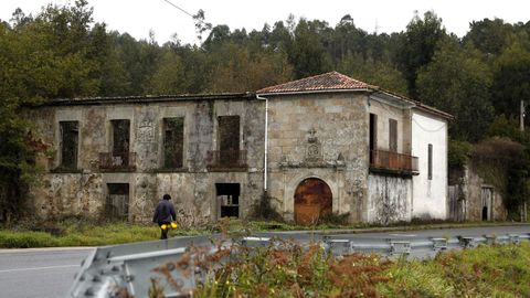 El pazo de A Merc es uno de los bienes catalogados por la Xunta en el concello de A Pobra