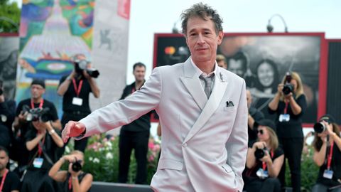 Bertrand Bonello, en la afombra roja del Lido.