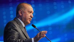 El presidente de Turqu�a Recep Tayyip Erdogan 