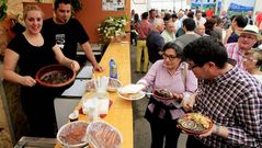Fiesta de la lamprea en Arbo