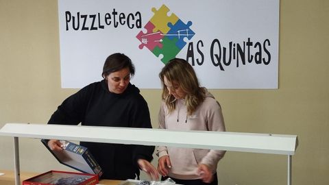 Vernica Rey y Luca Garca en la Puzleteca