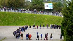 Colas en el Ifevi para la tercera dosis