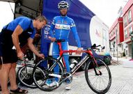 Veloso, en Pontevedra, durante a �ltima edici�n de La Vuelta.