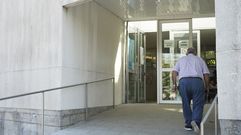 Entrada al centro de salud de Baltar, en Portonovo