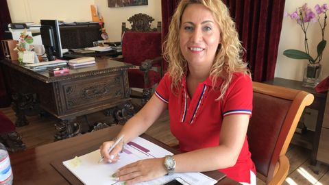 Gema A?lvarez, alcaldesa de Lena