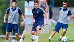 Diegui, Omar Ramos y Joselu en El Requex�n