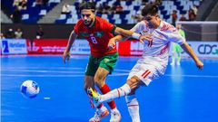 David Novoa, con la selecci�n espa�ola frente a Marruecos