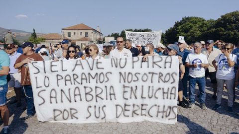 Manifestacin en A Gudia.