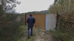 Zona donde se proyecta una explotaci�n minera en Co�ns, Laxe 