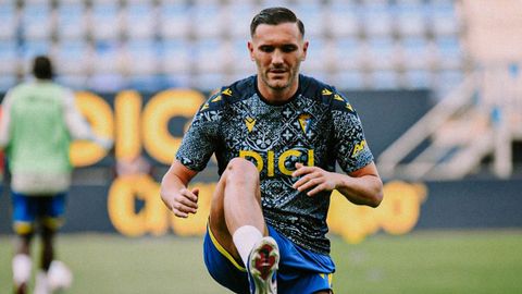 Lucas P&eacute;rez fue titular con el C&aacute;diz en el duelo con Las Palmas