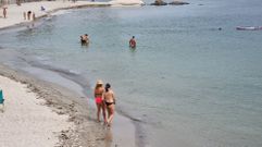 Playa de A Carabuxeira, en Sanxenxo
