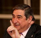 Lendoiro, durante su larga comparecencia de prensa en la tarde de ayer.