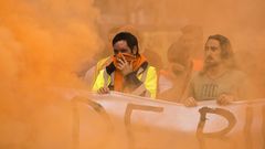 Jornada de huelga en los puertos espa�oles