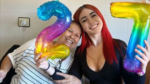 Yaiza de Carola ten na s�a avoa Roc�o o seu mellor apoio e unha fonte de sabidur�a