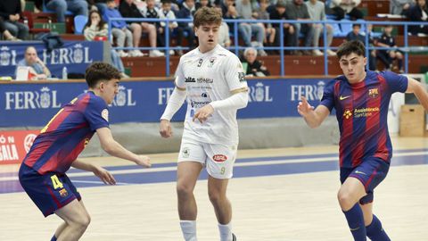 Santa Cruz en su �ltimo partido en Ferrol.