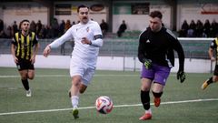 Tiago, en un partido del Club do Mar frente al Tordoia.