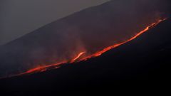 Imagen de archivo de una erupci�n del volc�n del Etna, en Sicilia.