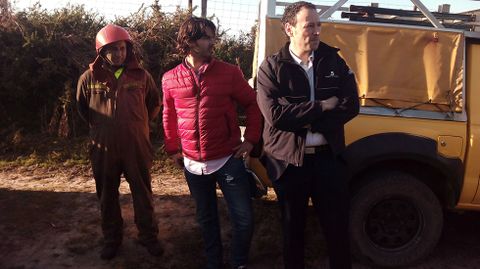 Guillermo Mart�nez sigue la evoluci�n de los incendios en Llanes