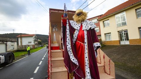 Los Reyes, a su paso por Laxe