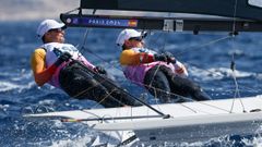 Diego Bot�n y Florian Trittel, componentes del 49er espa�ol